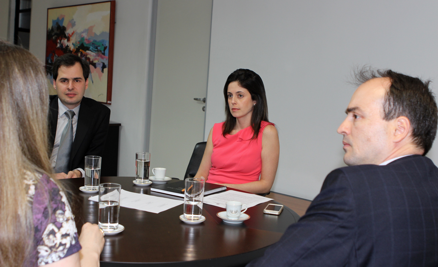 Promotora de Justiça Maria Elmira Evangelina do Amaral Dick, Procurador-Geral Daniel de Carvalho Guimarães, Procuradora Cristina Andrade Melo e Procurador da República Edmundo Antônio Dias Netto Júnior.